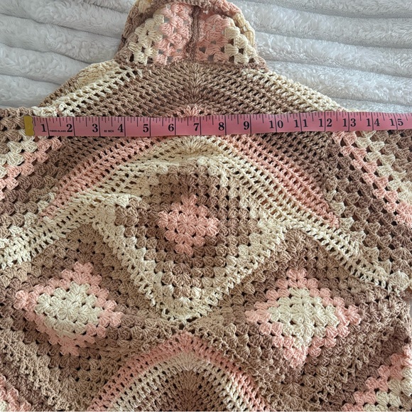 Chasing Unicorns Blues Before Sunrise Crochet Robe Dress S/M - Picture 6 of 8